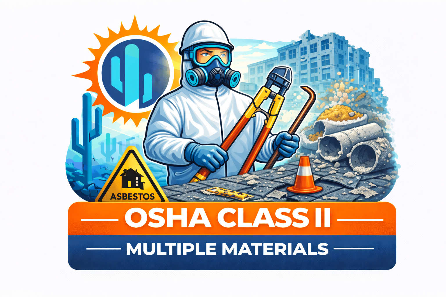 OSHA Class II Asbestos Multiple Materials: Initial (8 hr) Online