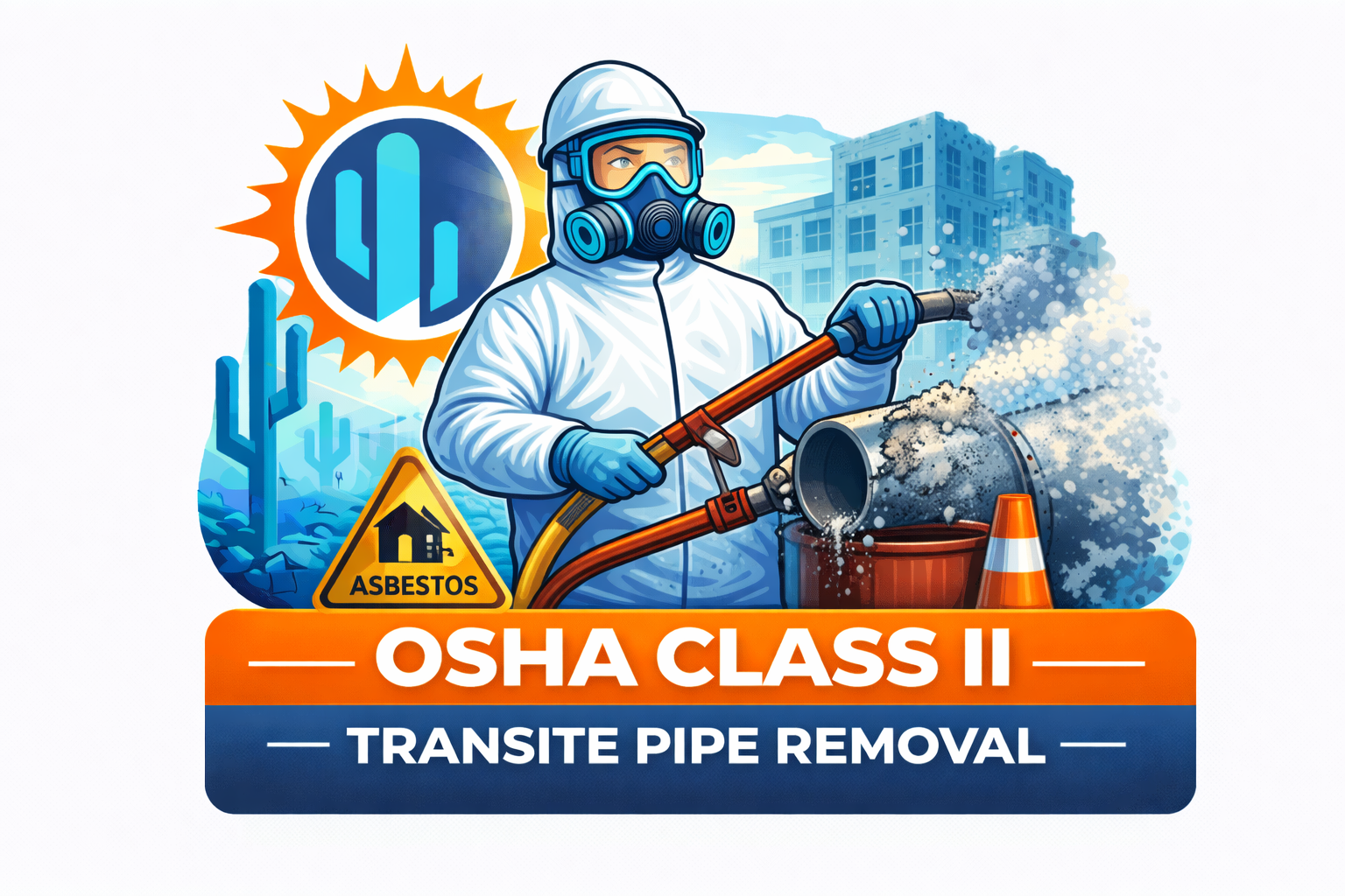 OSHA Class II Transite Pipe Removal: Initial / Refresher (4 HR) Classroom Flat Fee