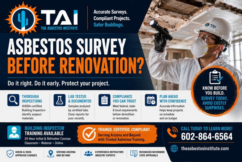 Who Should Perform an Asbestos Survey Before Renovation?